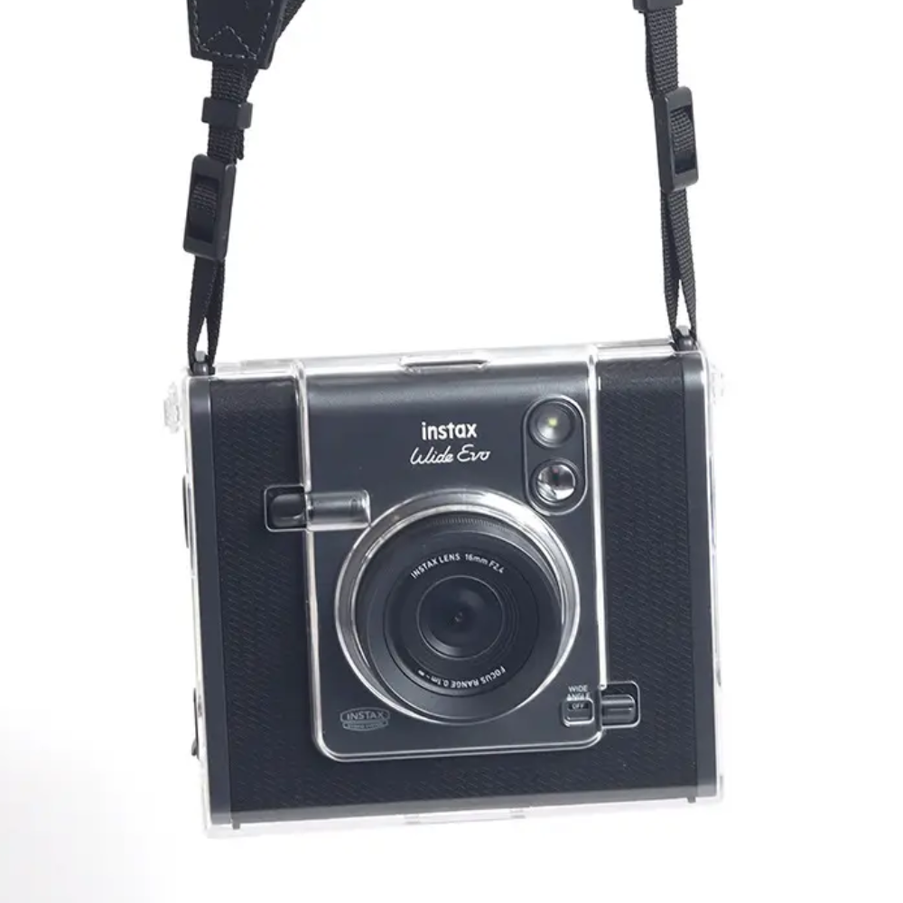 Pikxi PC Transparent Crystal Clear Cover Case for Fujifilm Instax Wide EVO Instant Film Camera with Formfitting Design and Anti-Scratch Drop Resistant