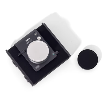 Pikxi Aluminum Lens Cap for FUJIFILM Instax Wide EVO Hybrid Instant Digital Film Camera with Dust, Scratch and Fingerprint Protection | Black Silver