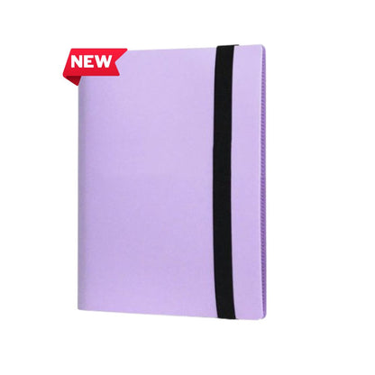 [CLEARANCE] Pikxi 160 Pockets Solid Colors Mini Film Photo Album with Elastic Loop for Fujifilm Instax Mini Instant Camera - Purple