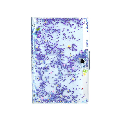 [CLEARANCE] Pikxi 96 Pockets Quicksand Clear Photo Album for Fujifilm Instax Mini Film Camera - Blue
