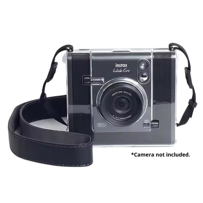 Pikxi PC Transparent Crystal Clear Cover Case for Fujifilm Instax Wide EVO Instant Film Camera with Formfitting Design and Anti-Scratch Drop Resistant