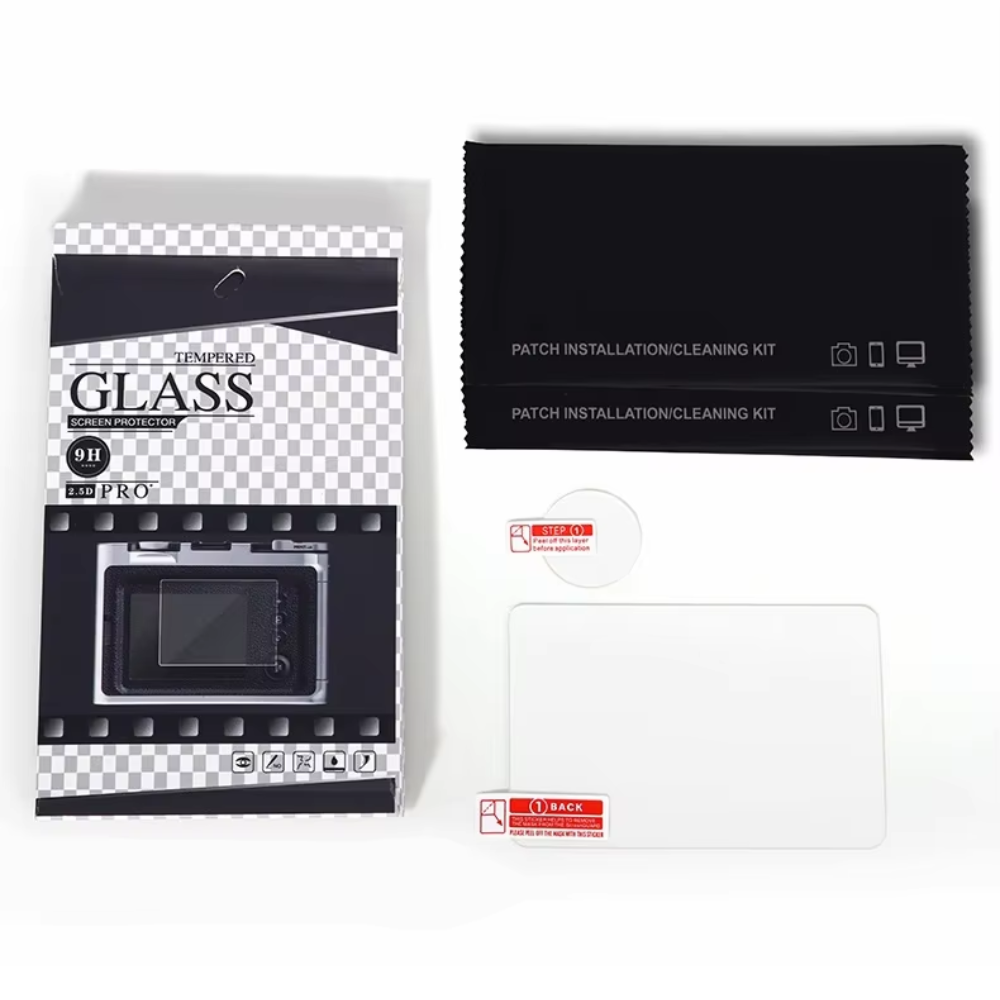 Pikxi Instax WIDE EVO 9H 2.5D Pro Plus Tempered Glass Instant Camera Screen Protector for Lens and Screen Display