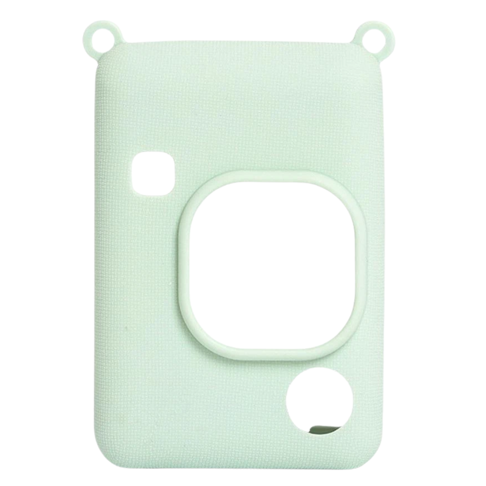 Pikxi Soft Silicone Protective Case for FUJIFILM Instax Mini Li Play Hybrid Instant Digital Film Camera Wear and Drop Resistant with Formfitting Design | Black White Blush Green Brown