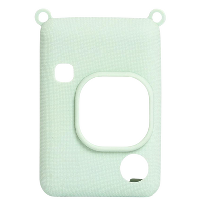 Pikxi Soft Silicone Protective Case for FUJIFILM Instax Mini Li Play Hybrid Instant Digital Film Camera Wear and Drop Resistant with Formfitting Design | Black White Blush Green Brown