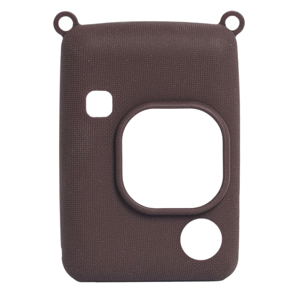 Pikxi Soft Silicone Protective Case for FUJIFILM Instax Mini Li Play Hybrid Instant Digital Film Camera Wear and Drop Resistant with Formfitting Design | Black White Blush Green Brown