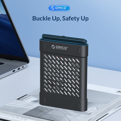 [CLEARANCE] ORICO 3.5" SSD/HDD Protective Silicone Carrying Case with Ventilation Holes, Shock-proof Design for Solid State Drive, Hard Disk Drive, Memory Storage Device | PPH35A