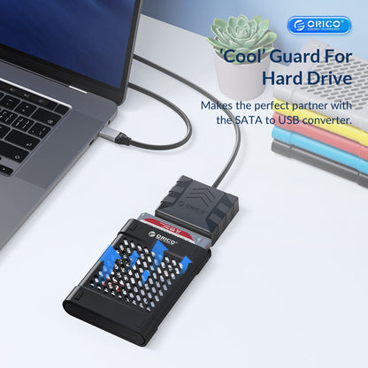 [CLEARANCE] ORICO 3.5" SSD/HDD Protective Silicone Carrying Case with Ventilation Holes, Shock-proof Design for Solid State Drive, Hard Disk Drive, Memory Storage Device | PPH35A