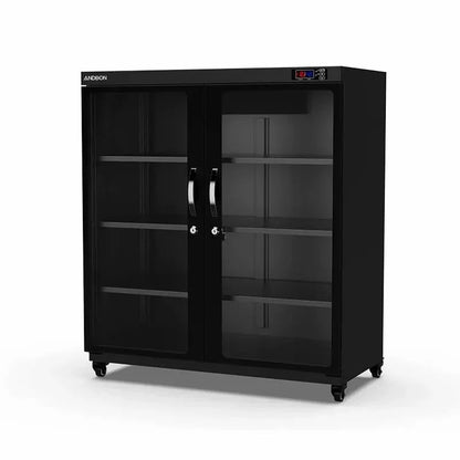 Andbon AD-300S Electric Dry Box Cabinet 300L Digital Automatic Humidity Controller with Adjustable Shelves, LED LCD Display for Jewerly, Watches, Leather Bags, Collectibles, Electronics, Camera, Lens, Photography Equipment Storage