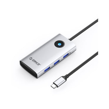 [CLEARANCE] ORICO 6 Port USB Type-C 5Gbps HDMI 4K 30Hz Hub with PD 100W Fast Charging and RJ45 GigE 1000Mbps for Windows / Linux / Mac OS / Android | PW11-6PR - Silver