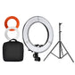 PXEL RL-12 LED 12 Inch Ring Light LED with Orange Diffuser for Beauty Makeup, Vlogging, Youtuber etc