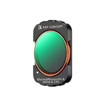 K&F Concept Nano-X Series CPL + Black Diffusion + ND8-16 Lens Filter For DJI Osmo Pocket 3
