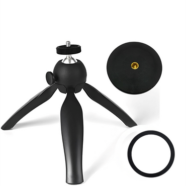Pxel 1/4" Screw Table Top Tripod with Magsafe Mount, Metal Ball Head 360° Rotation & Rubber Foot Pads for DSLR Cameras, Phone Holders and Projectors | AA-PT2 | AA-PT1