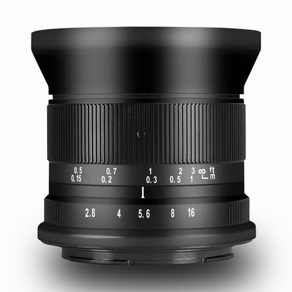 7Artisans 12mm F/2.8 Mark II APS-C Format M43 Micro Four Thirds Mount Wide Angle Prime Lens MF Manual Focus Large Aperture for Mirrorless Cameras