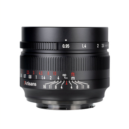 7Artisans 50mm F/0.95 APS-C Format Canon EOS-R Mount Portrait Prime Lens MF Manual Focus for Mirrorless Cameras