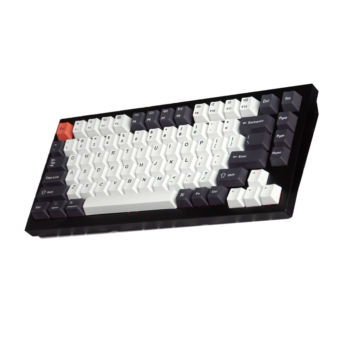 Keychron Q1 QMK 84 Keys Custom Compact Wired TKL Tenkeyless Mechanical Keyboard with RGB Backlight Full Aluminum, Hot Swappable Gateron G Pro Switches, and Programmable Knob (Carbon Black) (Red Linear, Blue Clicky, Brown Tactile) Q1C1 Q1C2 Q1C3