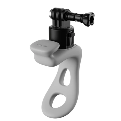 TELESIN Handlebar Elastic Silicone Mount for Bike Motorcycle 360 Degree Rotation, QR Quick Release Design for GoPro Insta360 DJI Action Cameras