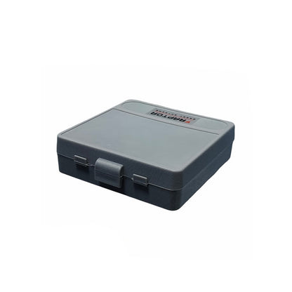 [CLEARANCE] Raptor TB-906 Ammo Box Water/Dust Resistant Plastic Case 100 Rounds Flip Top Snaplock with IP65 Rating (Gray) TB 906