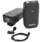 Rode RodeLink Filmmaker Kit (TX + RX) Digital On-Camera 2.4GHz Wireless Omnidirectional Condenser Lavalier Microphone Set with 100m Max Operating Range, 3.5mm TRS Output, OLED Display, USB / AA Battery Power for Vlog Vlogging, Interviews