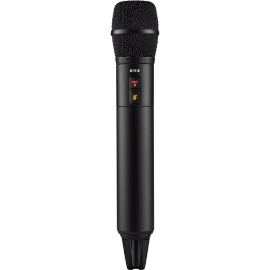 Rode Interview Pro Omnidirectional Condenser 2.4GHz Wireless Handheld Microphone with USB Type-C Input, RODE Central App Support, 200m Max Range and 30Hrs Battery Life for Interviews