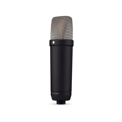 Rode NT1 5th Generation Cardioid Condenser Large Diaphragm Microphone with Analog XLR / Digital USB Type-C Dual Connect Ports, Revolution Preamp and On-board DSP for APHEX and USB Bus / Phantom Powered for Recording, Streaming, Podcasting | Silver, Black