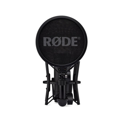 Rode NT1 5th Generation Cardioid Condenser Large Diaphragm Microphone with Analog XLR / Digital USB Type-C Dual Connect Ports, Revolution Preamp and On-board DSP for APHEX and USB Bus / Phantom Powered for Recording, Streaming, Podcasting | Silver, Black