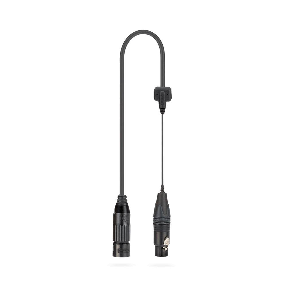 Rode PG2-R Pro 0.4m 3-Pin Male to Female XLR Cable for Microphone Pistol Grips and Shockmounts with Strain Relief Junction Box