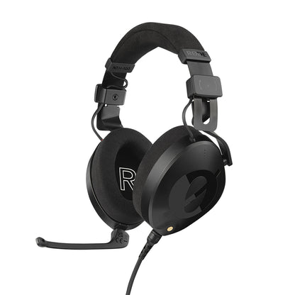 RODE NTH-100M Studio Over the Ear Headset with NTH-Mic Omnidirectiol Microphone with Circumaural 40mm Dymic Driver, FitLock System, Modular with Comfortable Cushions for Mixing, Video, Recording and Podcasting