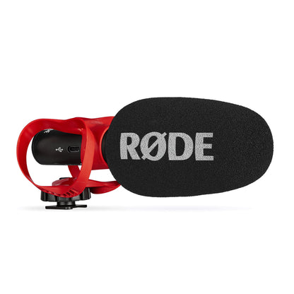 RODE VideoMic GO II Supercardioid Condenser Shotgun Microphone Plug & Play USB Type-C / 3.5mm Outputs for Cameras and Mobile Devices