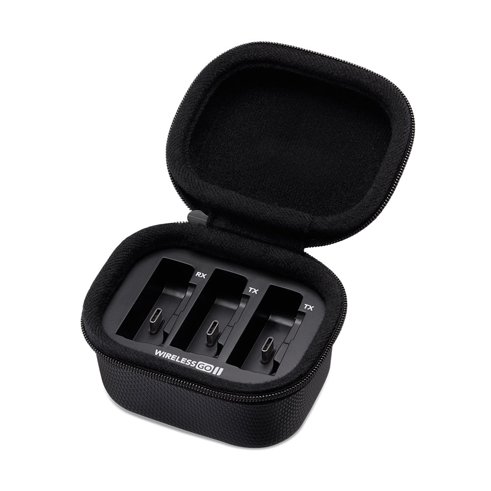 Rode 3 Bay Charging Case with 4200mAh, Max 30Hrs Continuous use, LED S ...
