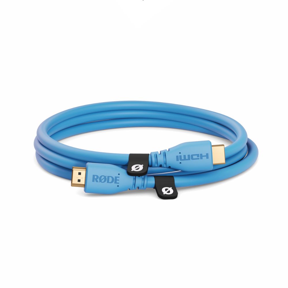 RODE Premium HDMI Cable with Ethernet - 18Gbps High-Speed Data Transfer & 4K60 Video Transmission for Cameras, Camcorders, Desktop Computers, Laptops, TVs, Projectors, Displays, Monitors, Other Video Devices & Equipment