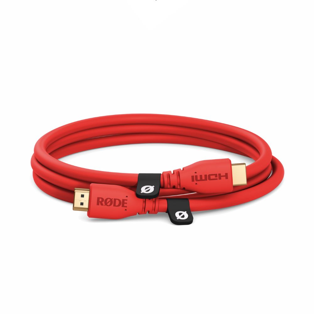 RODE Premium HDMI Cable with Ethernet - 18Gbps High-Speed Data Transfer & 4K60 Video Transmission for Cameras, Camcorders, Desktop Computers, Laptops, TVs, Projectors, Displays, Monitors, Other Video Devices & Equipment