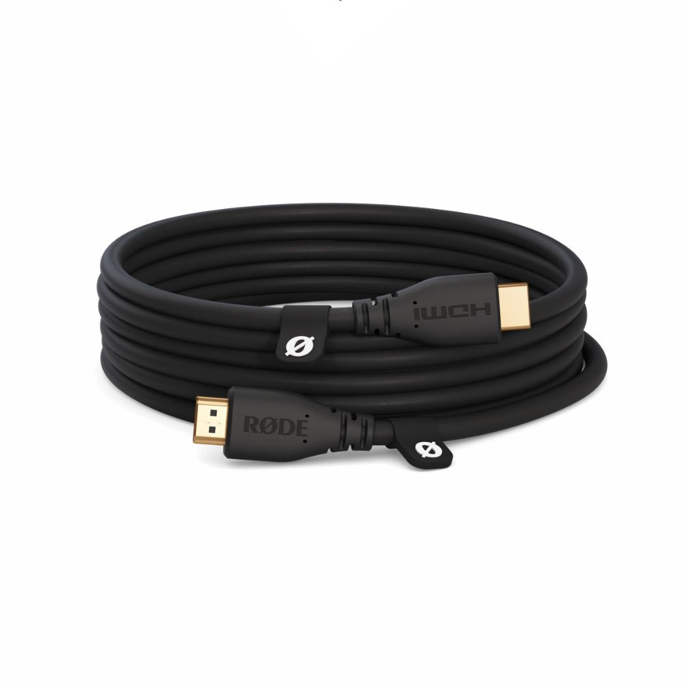 RODE Premium HDMI Cable with Ethernet - 18Gbps High-Speed Data Transfer & 4K60 Video Transmission for Cameras, Camcorders, Desktop Computers, Laptops, TVs, Projectors, Displays, Monitors, Other Video Devices & Equipment