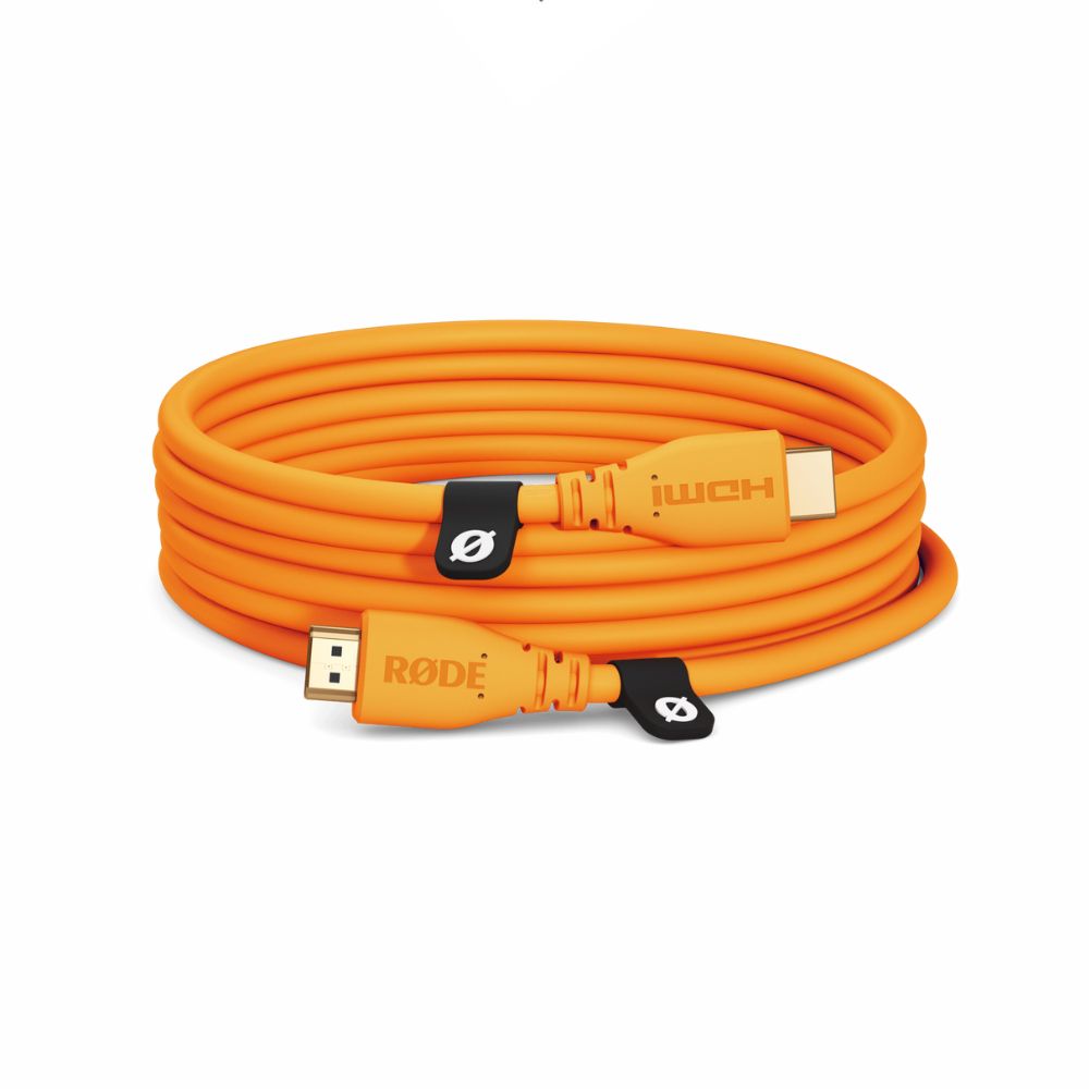 RODE Premium HDMI Cable with Ethernet - 18Gbps High-Speed Data Transfer & 4K60 Video Transmission for Cameras, Camcorders, Desktop Computers, Laptops, TVs, Projectors, Displays, Monitors, Other Video Devices & Equipment