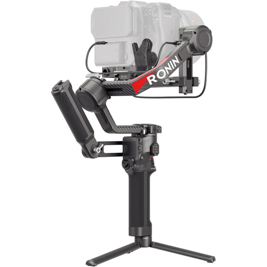 DJI Ronin RS 4 Pro Combo 3-Axis Camera Gimbal Stabilizer w/ Image Transmitter, Focus Pro Motor, LIDAR Focus, 4.5Kg Max Payload, Carbon Fiber Axis Arms 2nd Gen Auto Locks, 13Hr Operating Time & OLED Touchscreen Control for DSLR Mirrorless