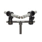 Samson DMA2 Dual Stereo Microphone Stand Adapter with Adjustable 360° Rotating and 2-7" Sliding Screw Type Mount for 5/8"-27 Threading Mic Stands