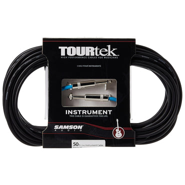 [CLEARANCE] Samson TOURtek TI 5 Meters 6.35mm AUX High Performance Instrument Cable with PVC Jacket, Nickel Plated Neutirk Connectors, and Copper Mesh Shielding | ESATI15