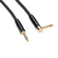 Samson TOURtek PRO TPIL 3 / 6 / 8 Meters 6.35mm Instrument Audio Cable with PVC Jacket, Gold Plated Neutrik Straight to Angled Connectors and Copper Mesh Shielding | ESATPIL10 ESATPIL20 ESATPIL25