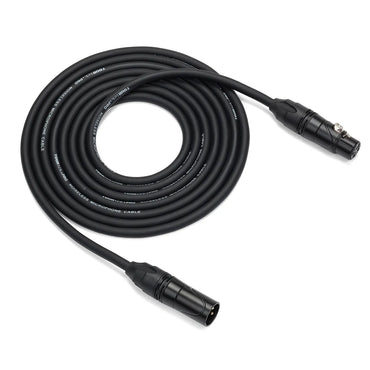 Samson TOURtek PRO 2 / 3 / 5 / 6 / 7 / 9 / 15 / 30 Meters 3 Pin XLR Male to Female Microphone Audio Cable with PVC Jacket, Gold Plated Neutrik Connectors and Copper Mesh Shielding | ESATPM