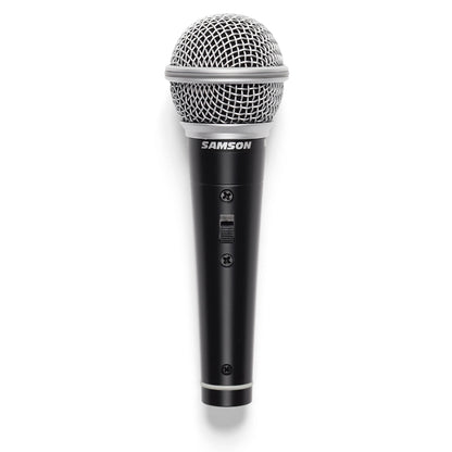 Samson VP10 / VP10X (R21S, MK10) Cardioid Dymic Microphone Kit Set Bundle with Lightweight Boom Stand and 18" 1/4"-20 XLR Connector Cable for Studio and Audio Equipment  - ESAVP10CE, ESAVP10XMI