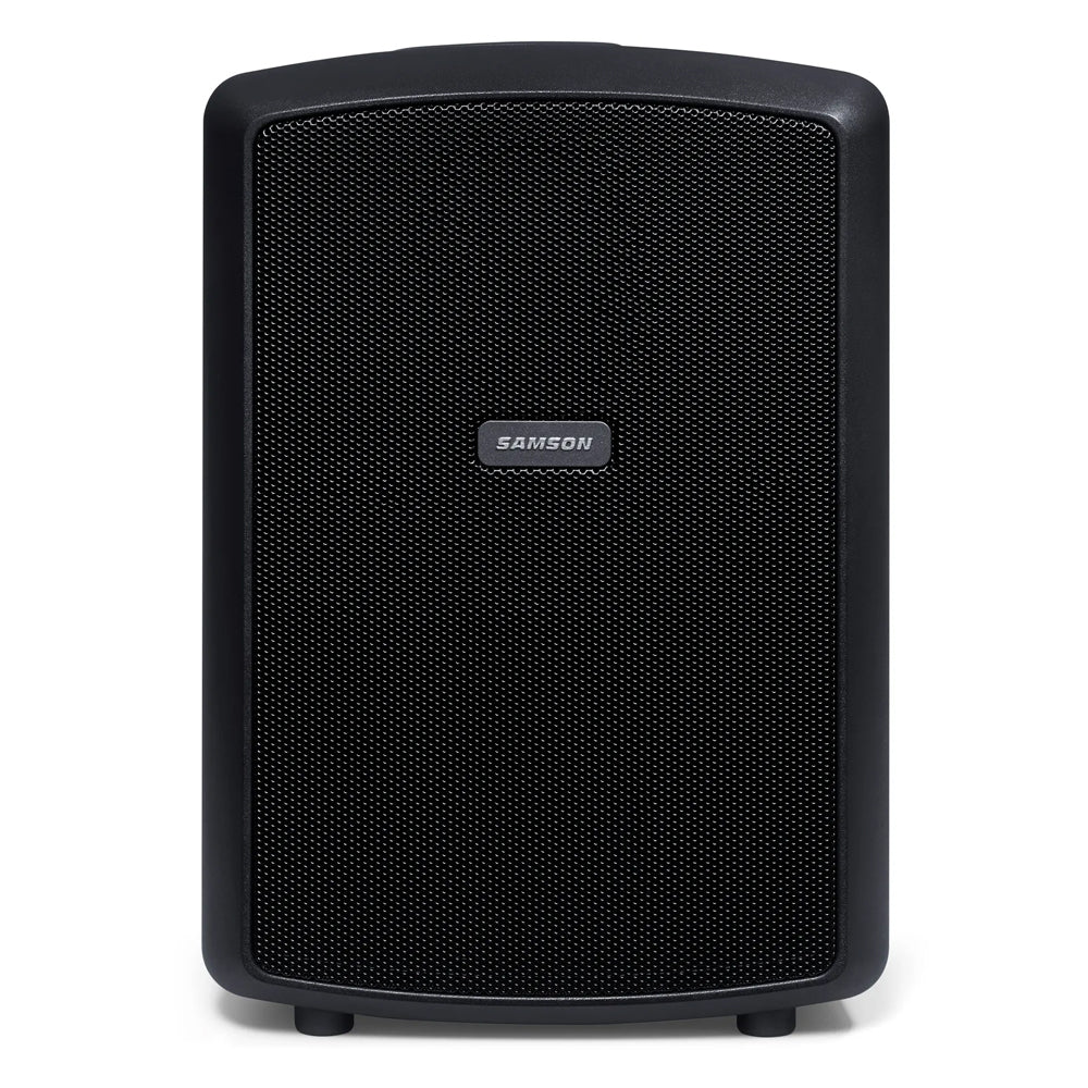 Samson Expedition Explor Portable Public Address PA Powered 3 Way Speaker System with 12 Hour Battery, 200 W Amplifier, Bluetooth Connectivity, and Wireless Microphone Option