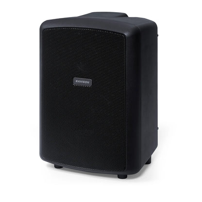 Samson Expedition Explor Portable Public Address PA Powered 3 Way Speaker System with 12 Hour Battery, 200 W Amplifier, Bluetooth Connectivity, and Wireless Microphone Option