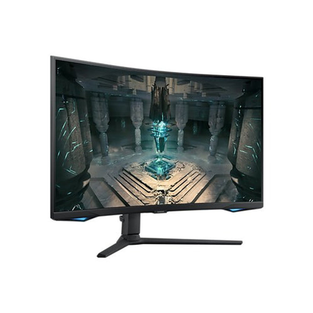 Samsung 32" 240Hz Quad HD VA Odyssey G6 Curved Gaming Monitor with AMD FreeSync Premium Pro & Adjustable Ergonomic Design for Computer Game PC Setup - G65B LS32BG652EEXXY