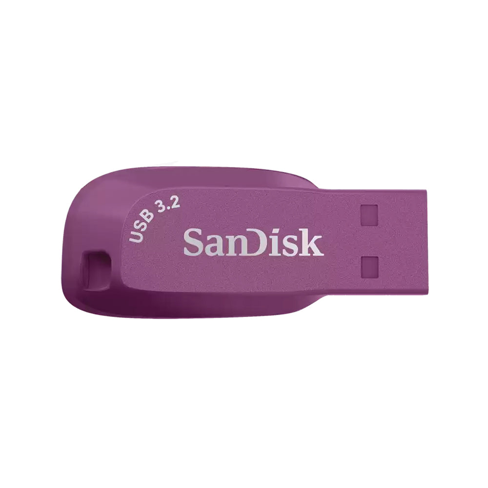 SanDisk Ultra Shift 512GB USB A 3.2 Gen 1 Flash Drive with 100MB/s Transfer Rate and SecureAccessTM Security Software Support | Purple, Blue, Yellow