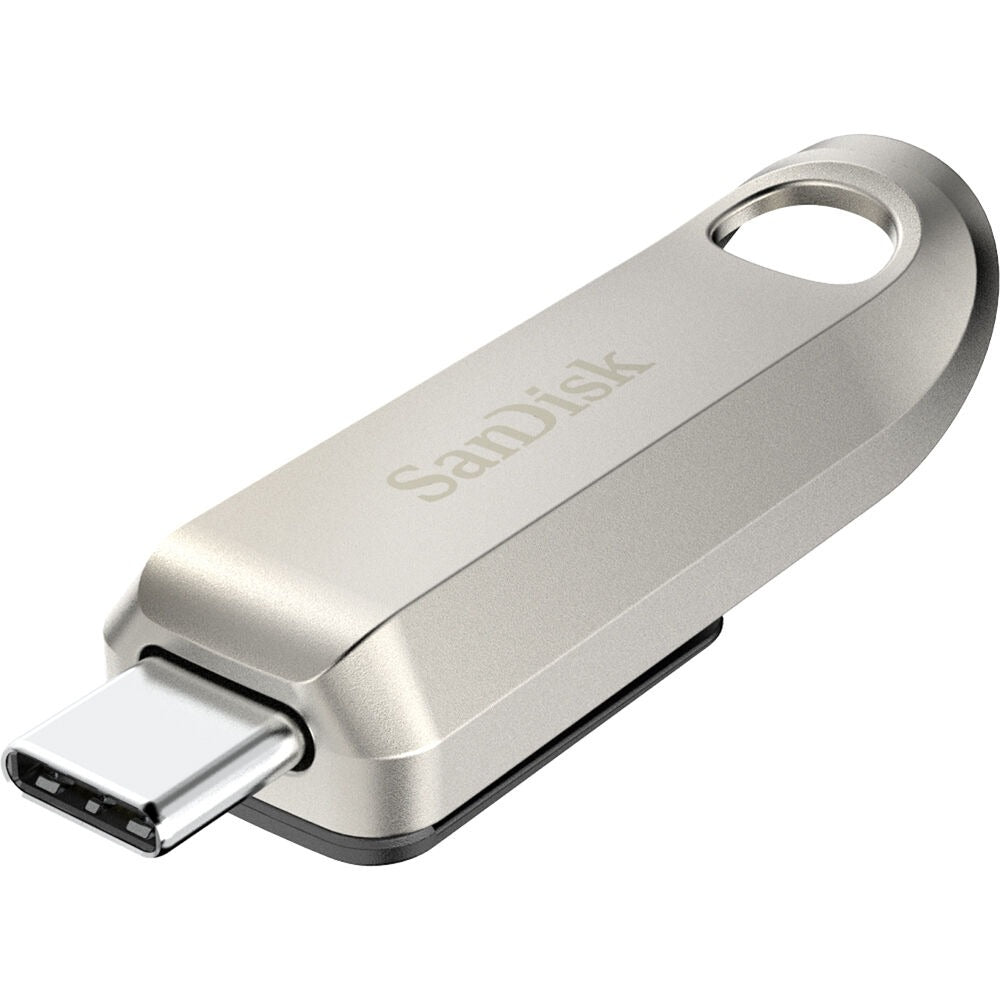 SanDisk Ultra Luxe 256GB USB Type C Flash Drive with 400MB/s Read Speed and SecureAccess Software Support for PC, Mac