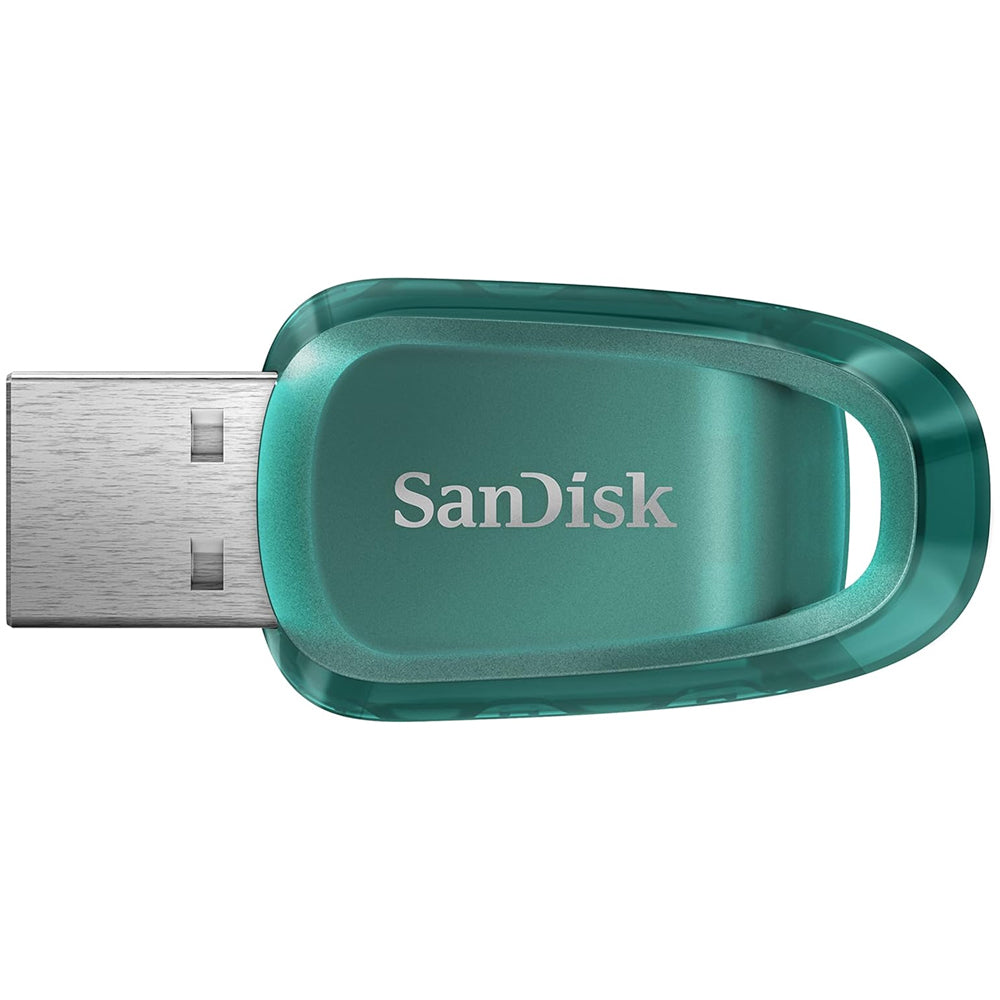 SanDisk Ultra Eco 512GB USB A 3.2 Gen 1 Flash Drive with 100MB/s Read Speed and RescuePRO Deluxe Support