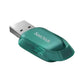 SanDisk Ultra Eco 512GB USB A 3.2 Gen 1 Flash Drive with 100MB/s Read Speed and RescuePRO Deluxe Support