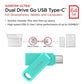 SanDisk Ultra Dual Drive USB 3.1 to USB Type-C OTG Flash Drive with 150MB/s Read Speed (256GB) (Mint Green) | SDDDC3-G46G