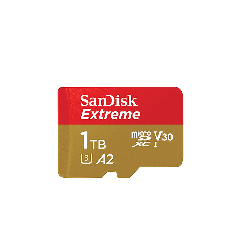 SanDisk Extreme 1TB Micro SD SDXC A2 UHS-I V30 Class 3, Up to