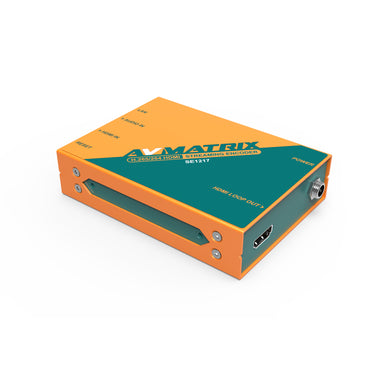 AVMatrix SE1217 H.265/264 HDMI Video Streaming Encoder with HDMI Input/Loop Out, 3.5mm Audio Input, Up to 1080p60 Input Signals, Video/Audio Streaming, Unicast/Multicast, and Main/Sub Dual Streaming