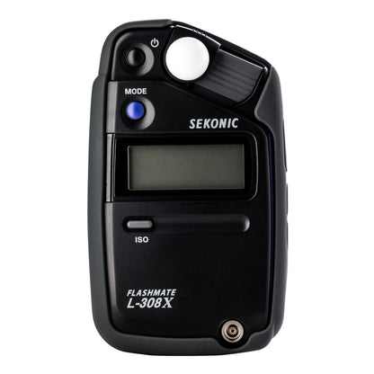 Sekonic L-308X Flashmate Light Meter with Video Cine/HD Cine Modes, Incident & Reflected Metering, LCD Backlight for Photographers, Videographers, Cinematographers Lighting Studio & Eqiupment